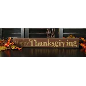   Wood Brick (Happy Thanksgiving) Only $6.75 Each