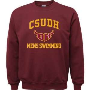 Cal State Dominguez Hills Toros Maroon Youth Mens Swimming Arch 