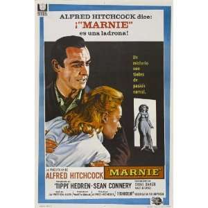  Marnie Poster Argentine 27x40 Tippi Hedren Sean Connery 