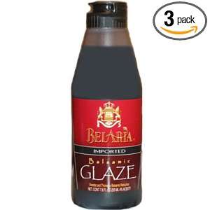 Bel Aria Balsamic Glaze, 7.6 Ounce Bottles (Pack of 3)  