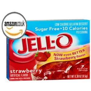 Jell O Sugar Free Strawberry Gelatin Dessert .3 oz  