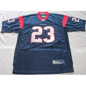 Arian Foster Houston Texands Blue Sewn Jersey   Size 50 (Large)