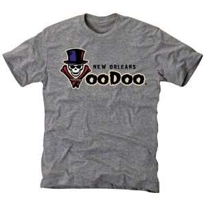  AFL New Orleans Voodoo Ash Team Logo Tri Blend T shirt 