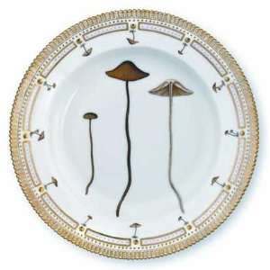   Flora Danica Fungi Garlic Parachute Dinner Plate