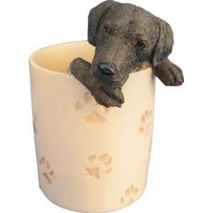  Chocolate Lab Pencil Cup Holder