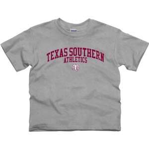  Texas Southern Tigers Youth Athletics T Shirt   Ash 
