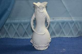   Victorian Woman Bisque 2 Handle Vase German ? Schafer & Vater ?  