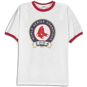  Red Sox Majestic Mens Championship Logo Ringer Tee 