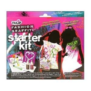  Tulip Fashion Graffiti Starter Kit #27702 1 Stencil, 2 Tie 