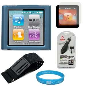 iPod Nano Touch 6th Generation + Clear Screen Protector for iPod Nano 