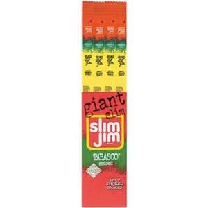  Giant Slim Jim Tabasco (24 count box) 