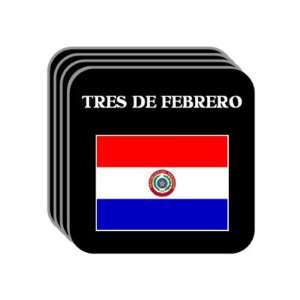  Paraguay   TRES DE FEBRERO Set of 4 Mini Mousepad 