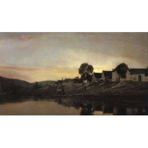  FRAMED oil paintings   Charles François Daubigny   24 x 