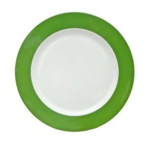  Vera 10.5 Papillion Dream Green Banded Dinner Plate [Set 