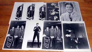 RUDY VALLEE photo lot of 12  