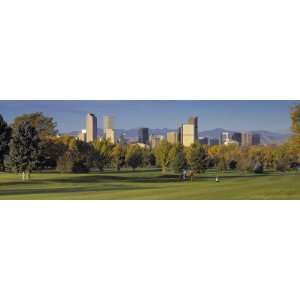  Skyscrapers Around a Golf Course, Denver, Colorado, USA by 