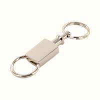 Silver Detachable Valet Key Chain Engraved Gift  