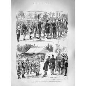  1883 DRILL LONDON BOARD SCHOOLS PRINCE WALES BUCKHURST 