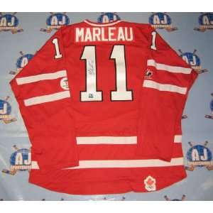  Patrick Marleau Signed Jersey   2010 Olympics Team Canada 