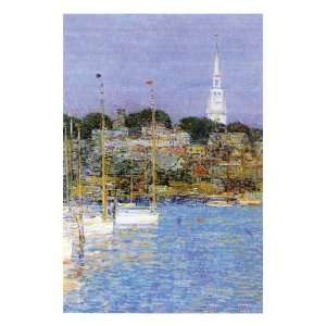  Cat Boats, Newport by Childe Hassam, 24x32