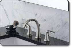  Delta 3538 SS Lahara Two Handle Widespread Lavatory Faucet 