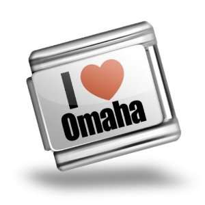 Italian Charms Original I Love Omaha region Nebraska, United States 