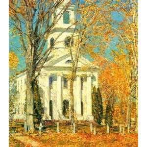  The Church of Old Lyme Connecticut 1 by Hassam canvas art 
