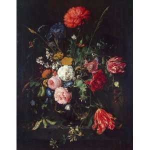   Davidsz de Heem   24 x 32 inches   Vase of Flowers 1