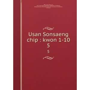  Usan Sonsaeng chip  kwon 1 10. 1 Pang jun, 1573 1654 