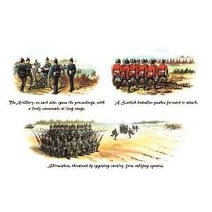 Artillery, a Scottish Battalion, and Skirmishes   16x24 Giclee Fine 