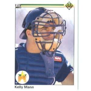  1990 Upper Deck # 33 Kelly Mann Atlanta Braves Baseball 