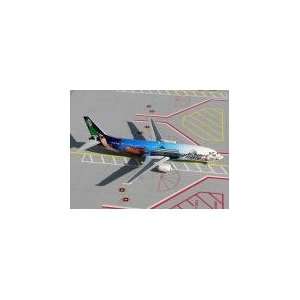  Alaska Airlines B737 400 Statehood Livery Diecast Airplane 