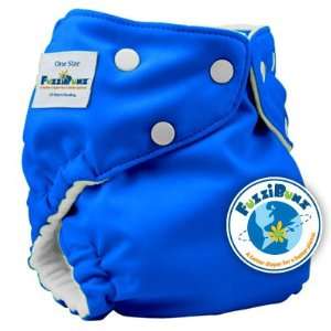  FuzziBunz One Size Cloth Diaper (Blue Sky Color) with 