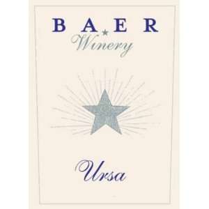  2009 Baer Ursa 750ml Grocery & Gourmet Food