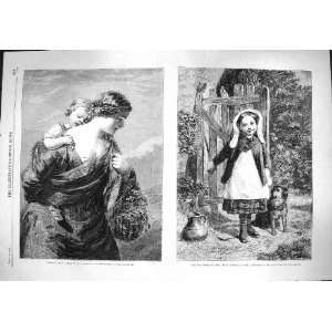   1861 PET VILLAGE LITTLE GIRL DOG HEMSLEY SUMMER LADY