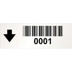  Warehouse Barcode Labels, Racks   3 x 8½ Magnetic 