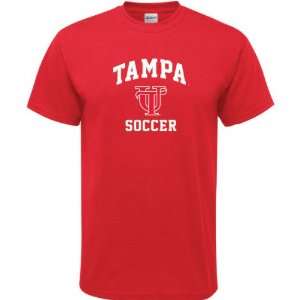  Tampa Spartans Red Soccer Arch T Shirt