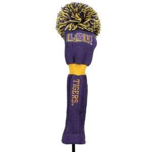  LSU Tigers Purple Pompom Golf Headcover