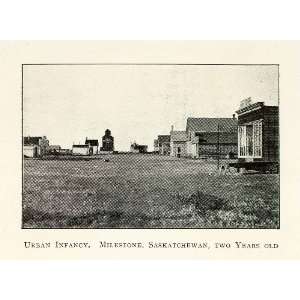  1907 Halftone Print Urban Infancy Milestone Saskatchewan 