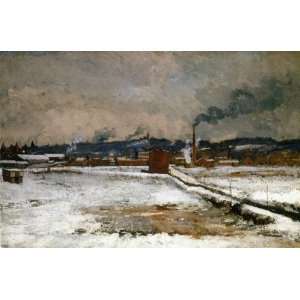 Made Oil Reproduction   John Henry Twachtman   24 x 16 inches   Winter 