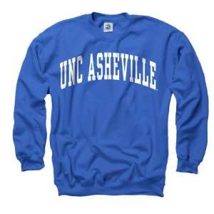  UNC Asheville Bulldogs Royal Arch Crewneck Sweatshirt 