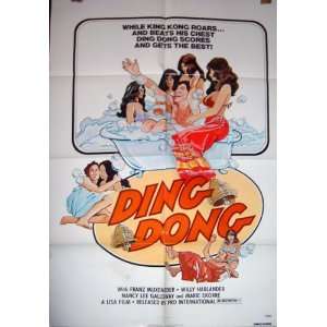  Ding Dong Original 1977 Folded Movie Poster (Movie 