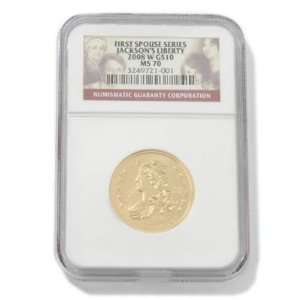   Jackson Liberty First Spouse Gold Coin MS70 NGC