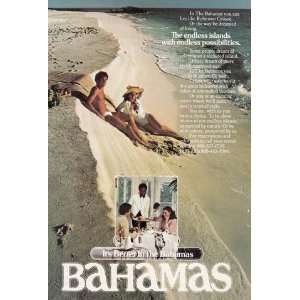  Print Ad 1979 Bahamas Beach Bahamas Books