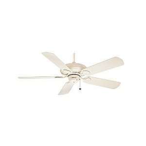   Capistrano Ceiling Fan with Pull Chain, Navajo White