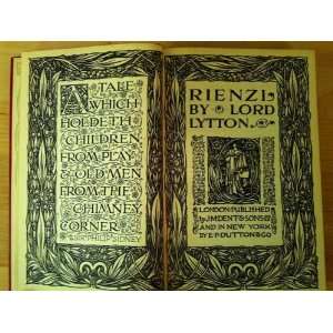    The Last of the Roman Tribunes The Right Hon. Lord Lytton Books
