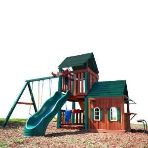  Swing N Slide Summerville Playhouse Wood Complete Play Set 