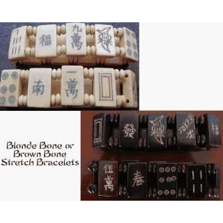  MAHJONG Bone Bracelets Toys & Games