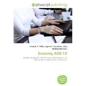  Ensoniq ASR 10 (9786132723611) Books