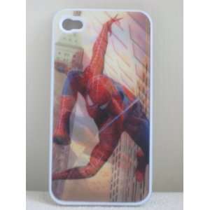  spiderman 3D design at&T iphone 4 case back cover Cell 